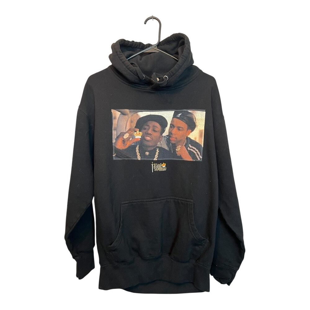 Lord Williams Streetwear Brand Hoodie Sweatshirt Trapperz & Keeperz Medium Black